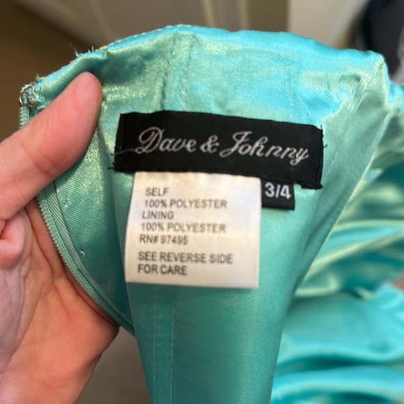 Gorgeous Chiffon Floor Length Prom Dress - Sz 3/4 - Picture 4 of 8